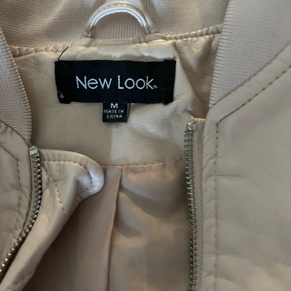 New Look Pleather Coat Pale pink - Picture 4 of 4